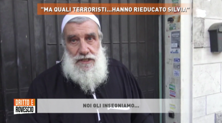 Silvia Romano, esponente islam Roma: "Italiani terroristi"