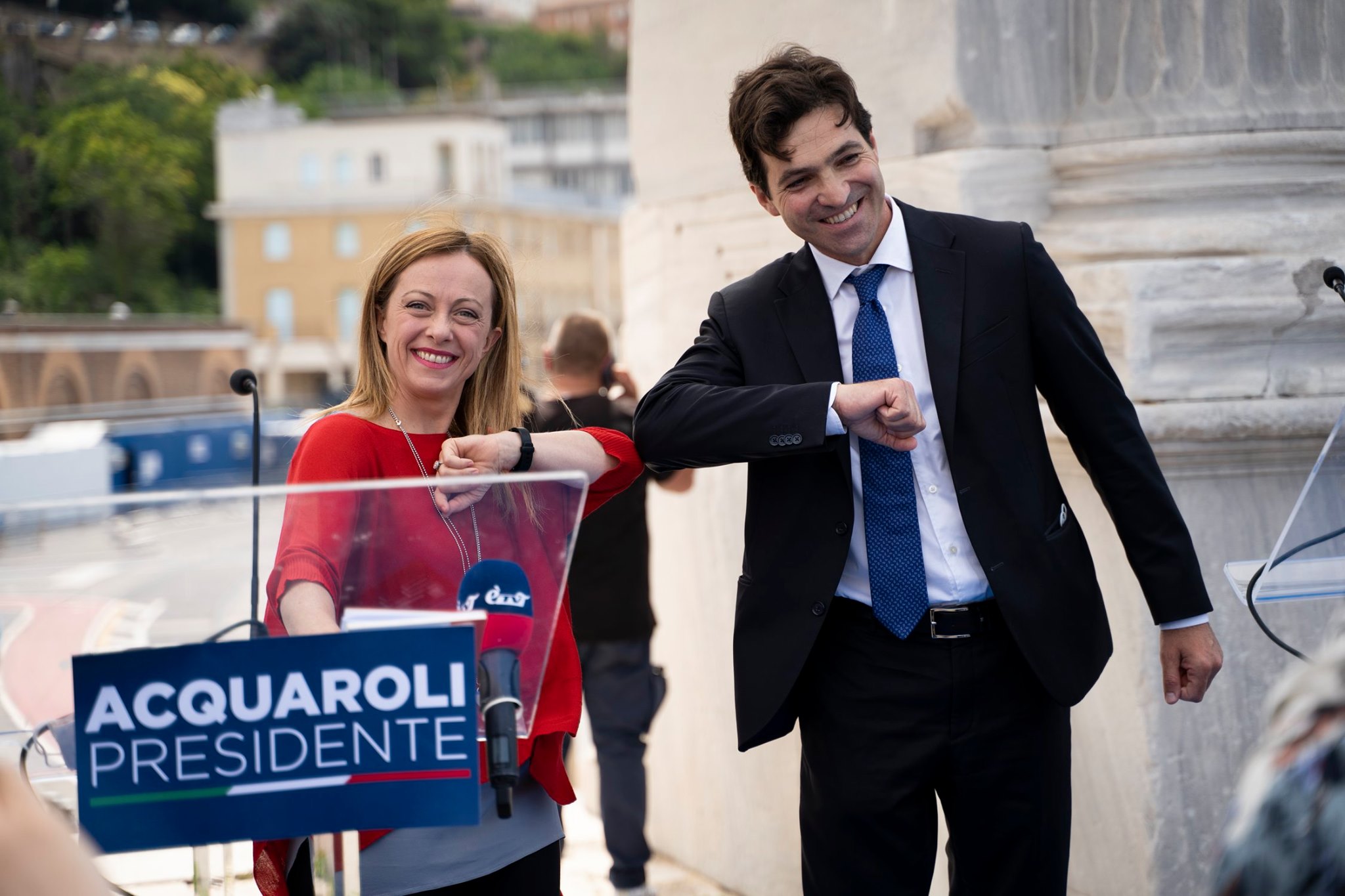 Marche: Meloni con Acquaroli, Fratelli d'Italia lancia il candidato governatore per il centrodestra