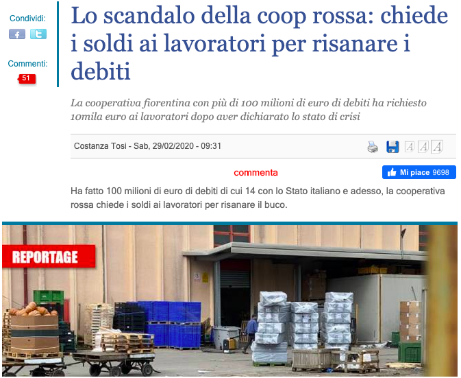 Cooperativa Cft in crisi: lavoratori a rischio