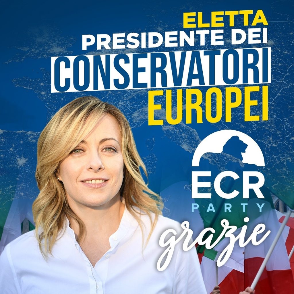 Meloni conservatori europei