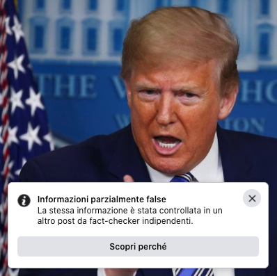 Post su Trump: Facebook censura Fratelli d'Italia