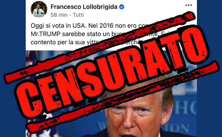 Post su Trump: Facebook censura Fratelli d'Italia