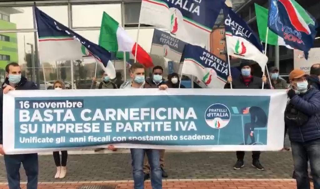 Flash mob Fdi Agenzia delle Entrate