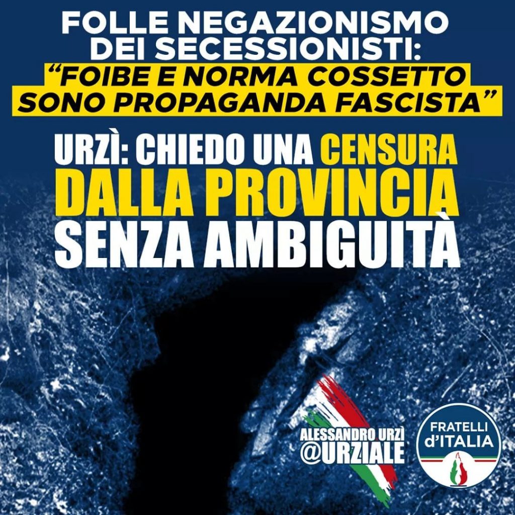 Foibe propaganda fascista