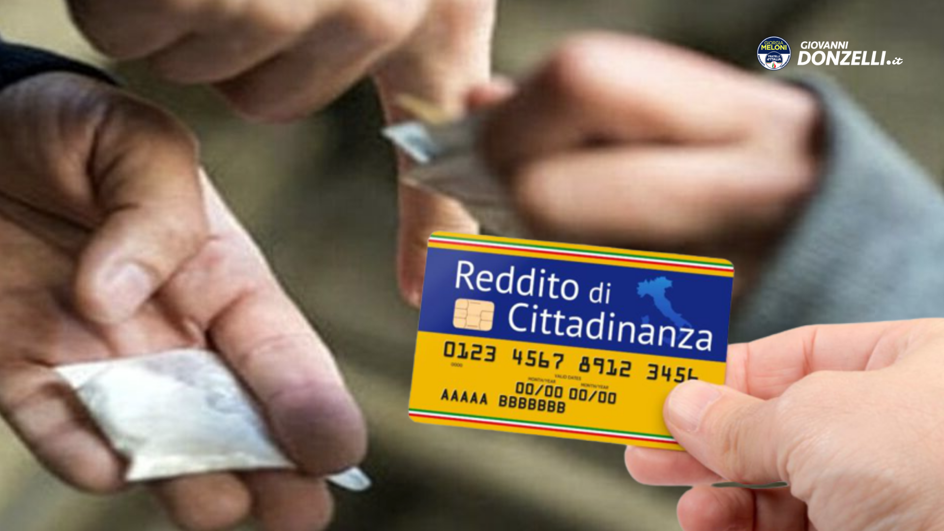 reddito cittadinanza a trafficanti droga