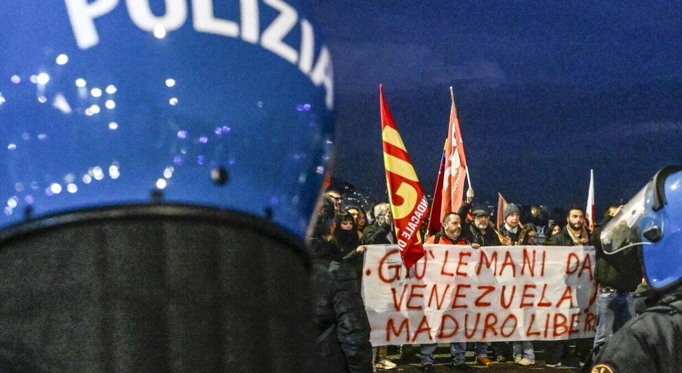Venezuela cgil manifestazione